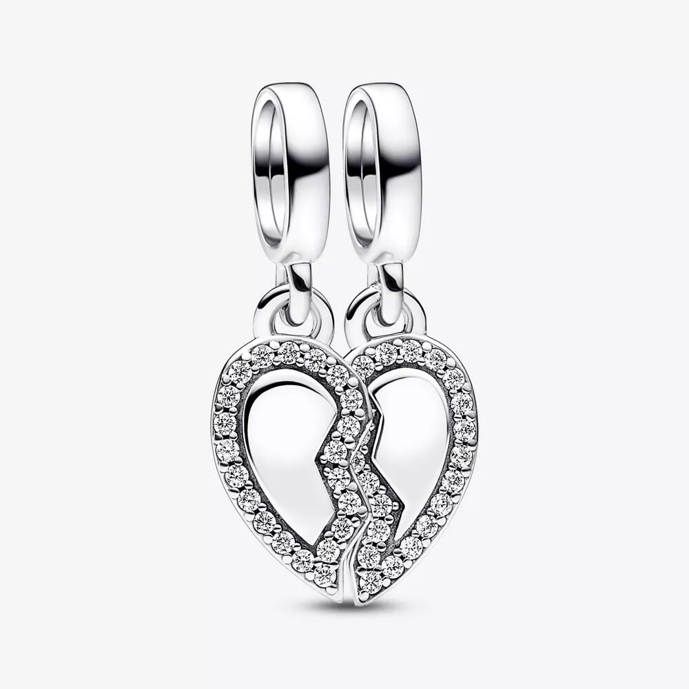 charm colgante separable con forma de corazón pandora friends 792743c01