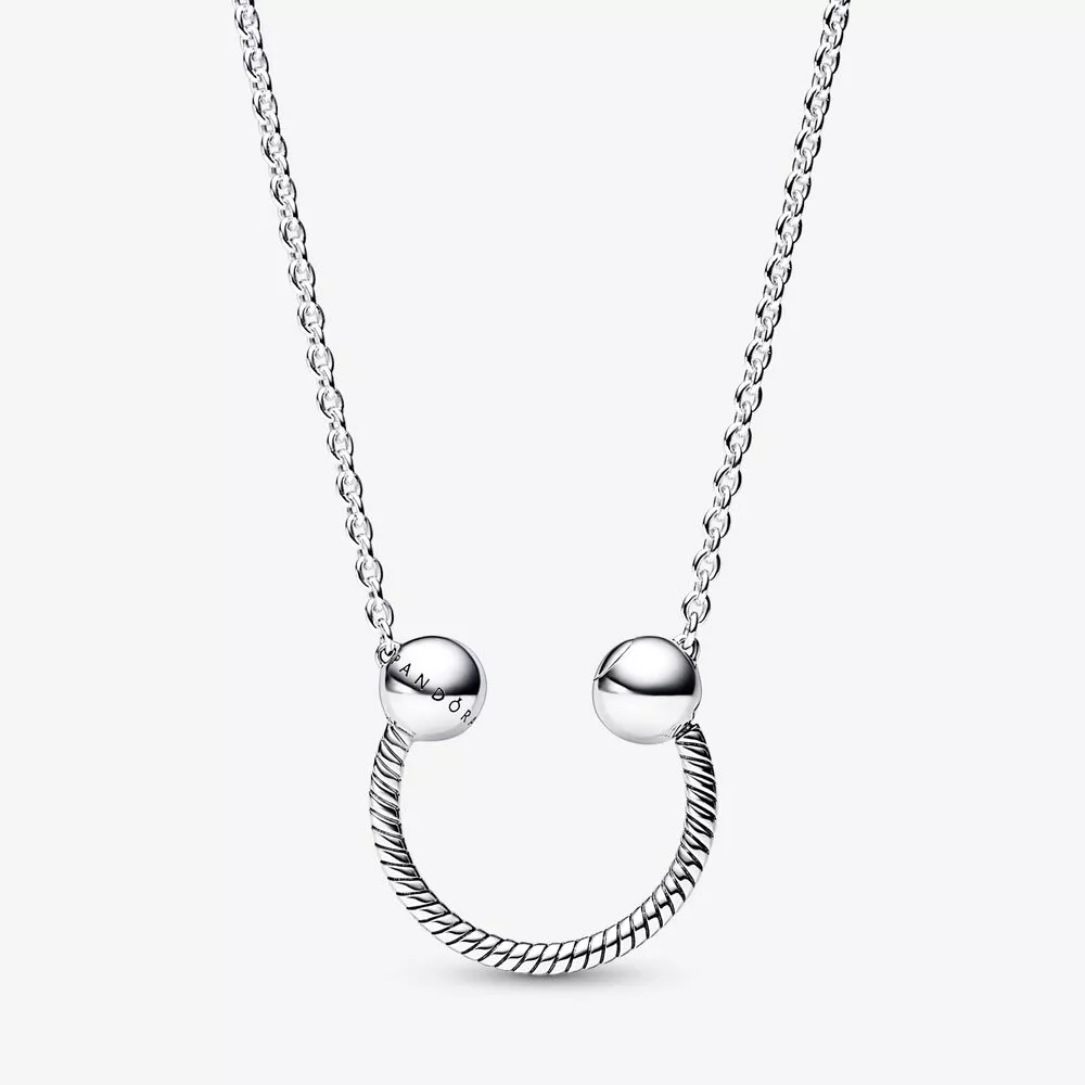 collar colgante con dije en forma de u de la colección pandora moments 392747c00 45
