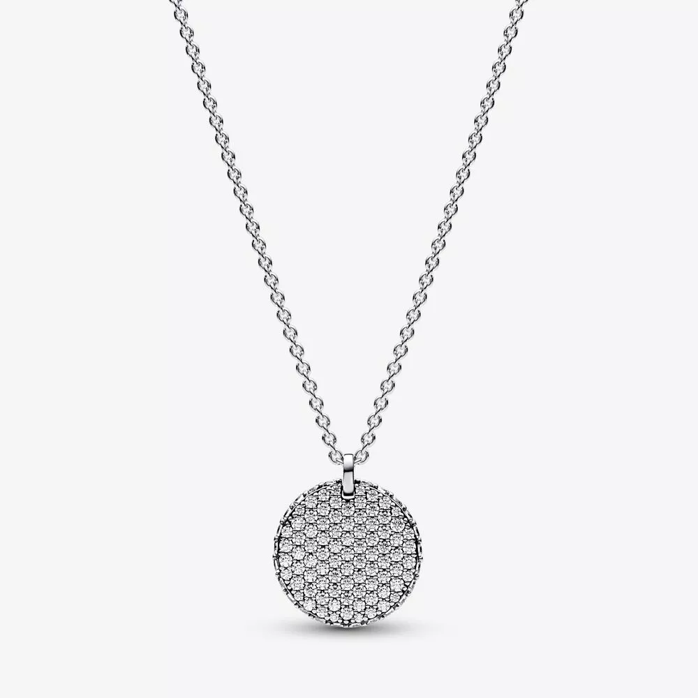 collar colgante redondo pandora timeless pavé 392632c01 45