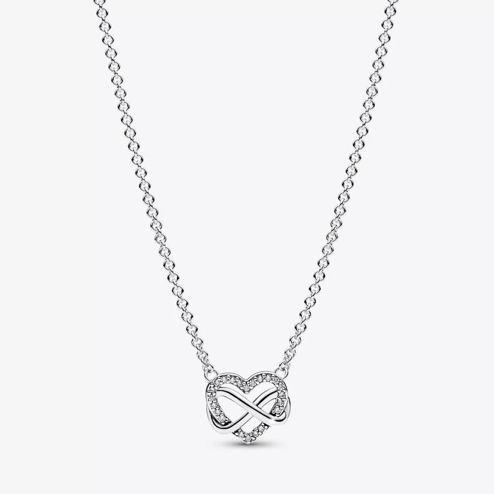 collar pandora sparkling infinity heart collier 392666c01 50