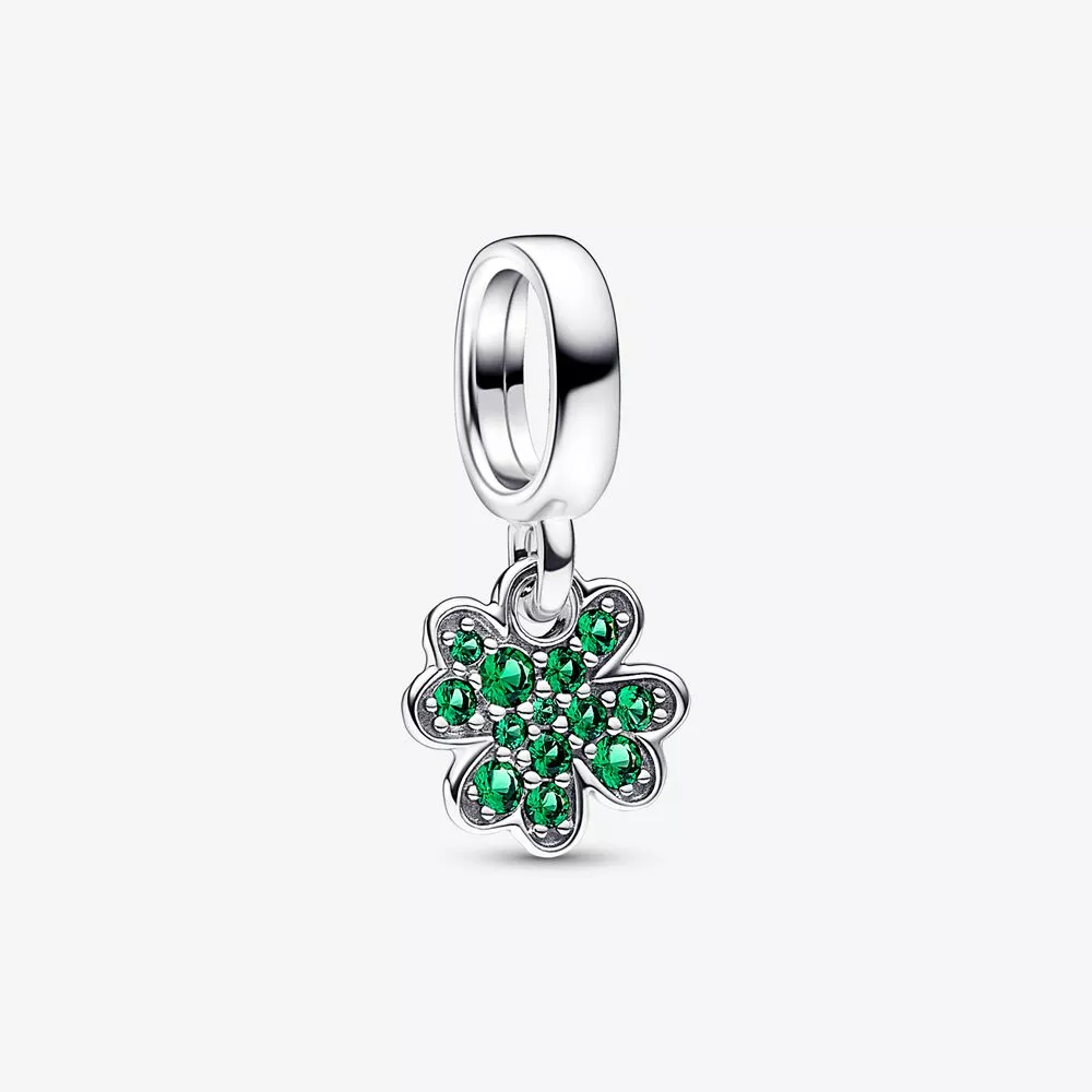pandora charm colgante trébol de cuatro hojas 792751c01