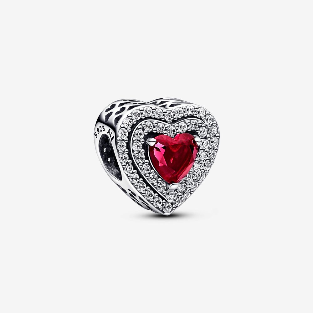 pandora encanto de corazón nivelado brillante 799218c02