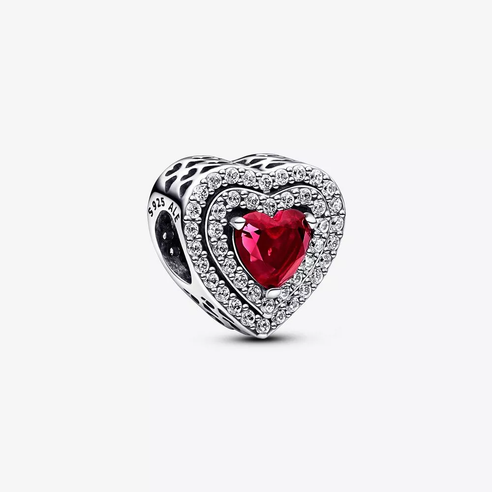 pandora encanto de corazón nivelado brillante 799218c02