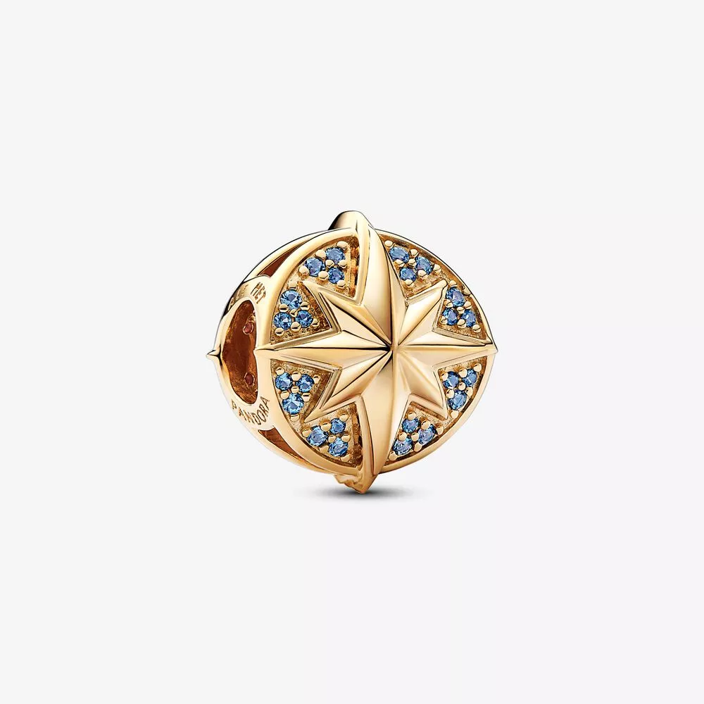 pandora marvel capitana marvel insignia charm 762744c01