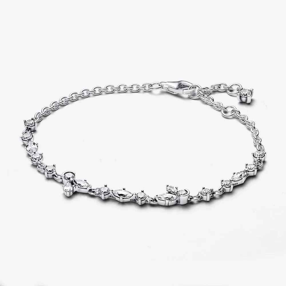 pulsera de cadena con cluster de herbario brillante pandora 592631c01