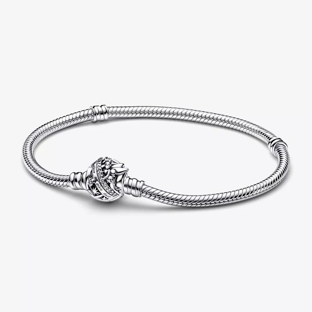 pulsera de cadena de serpiente pandora disney tinker bell clasp moments 592548c01