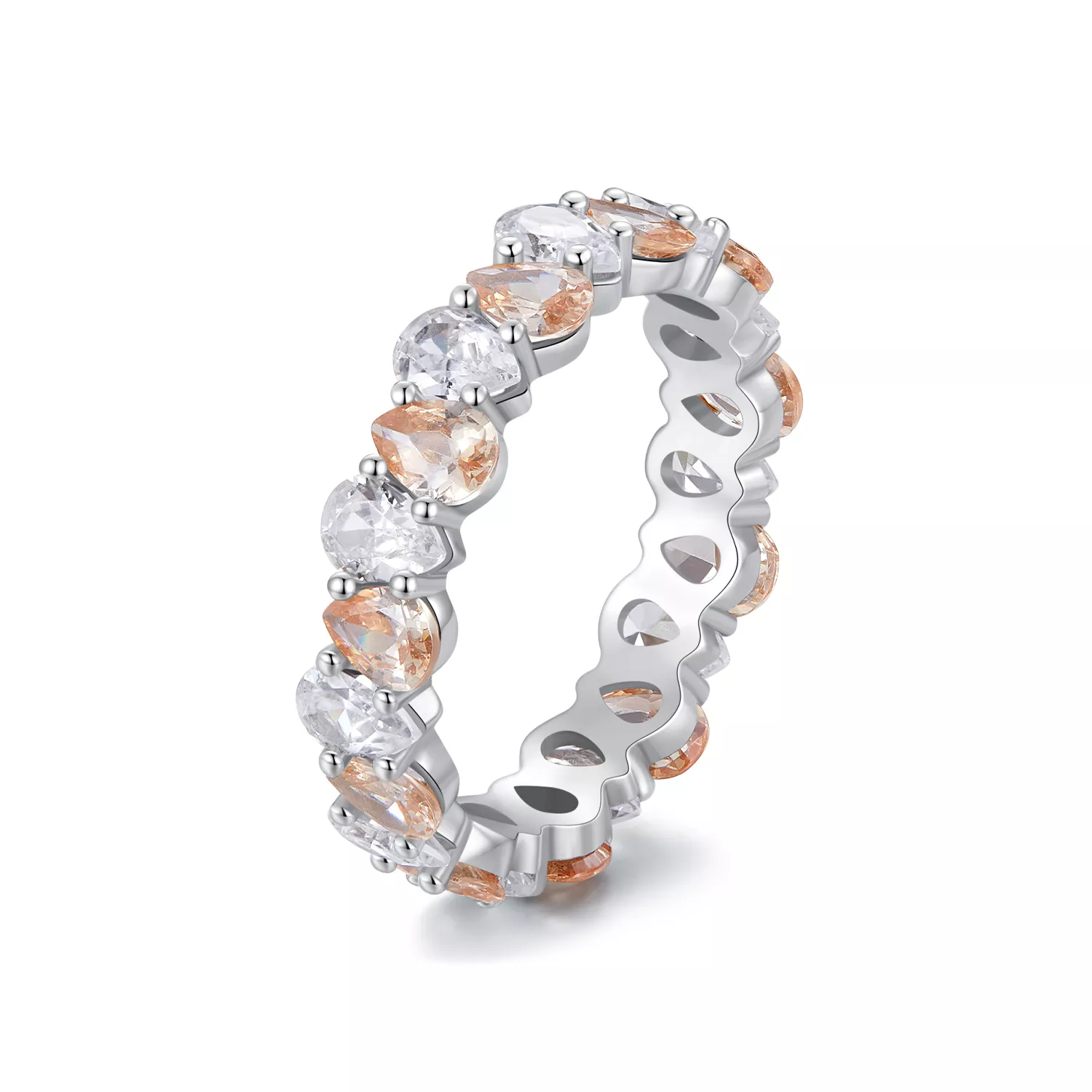 anillo brillante estilo pandora bsr477