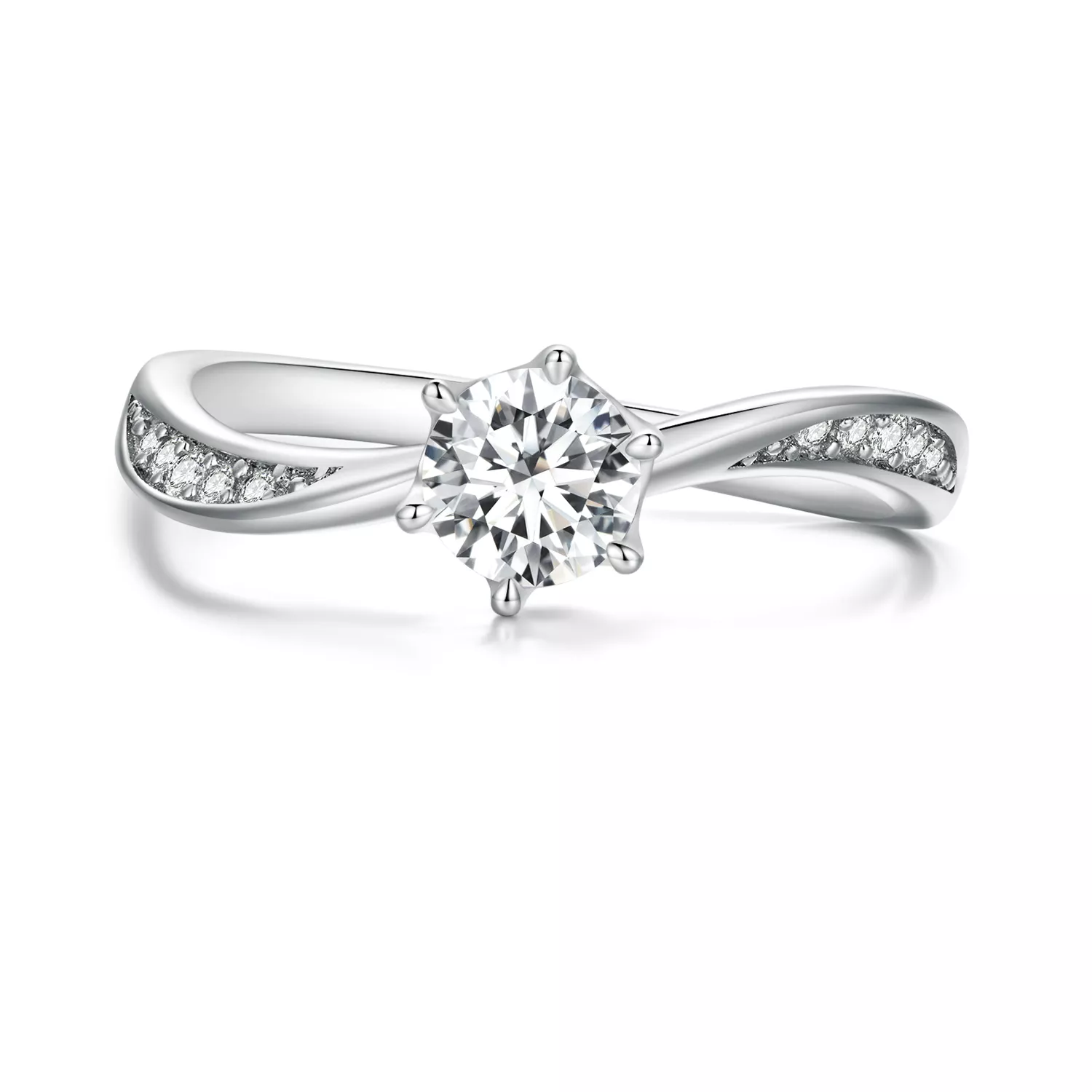 anillo de corbata simple estilo pandora bsr420