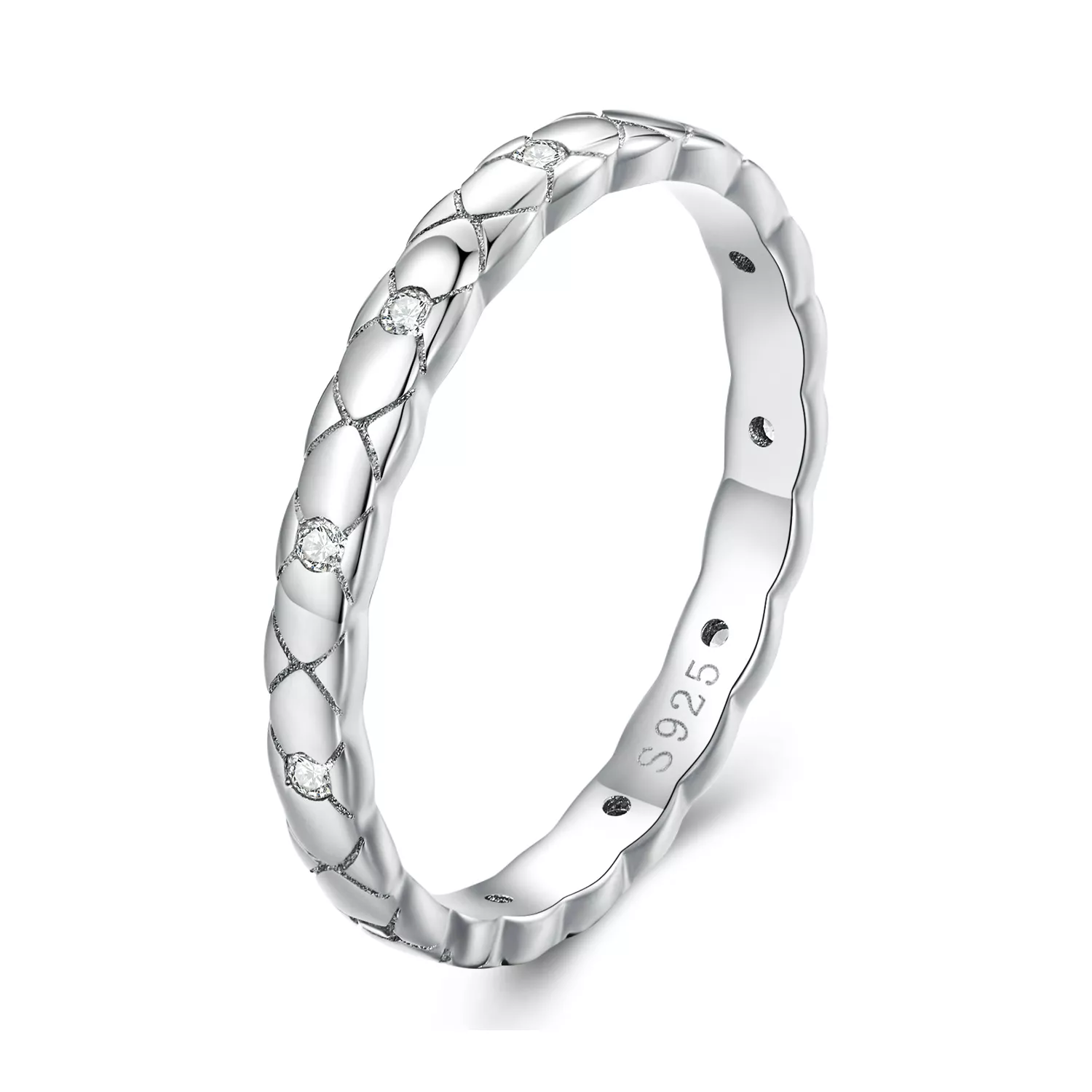anillo simple de estilo pandora bsr425