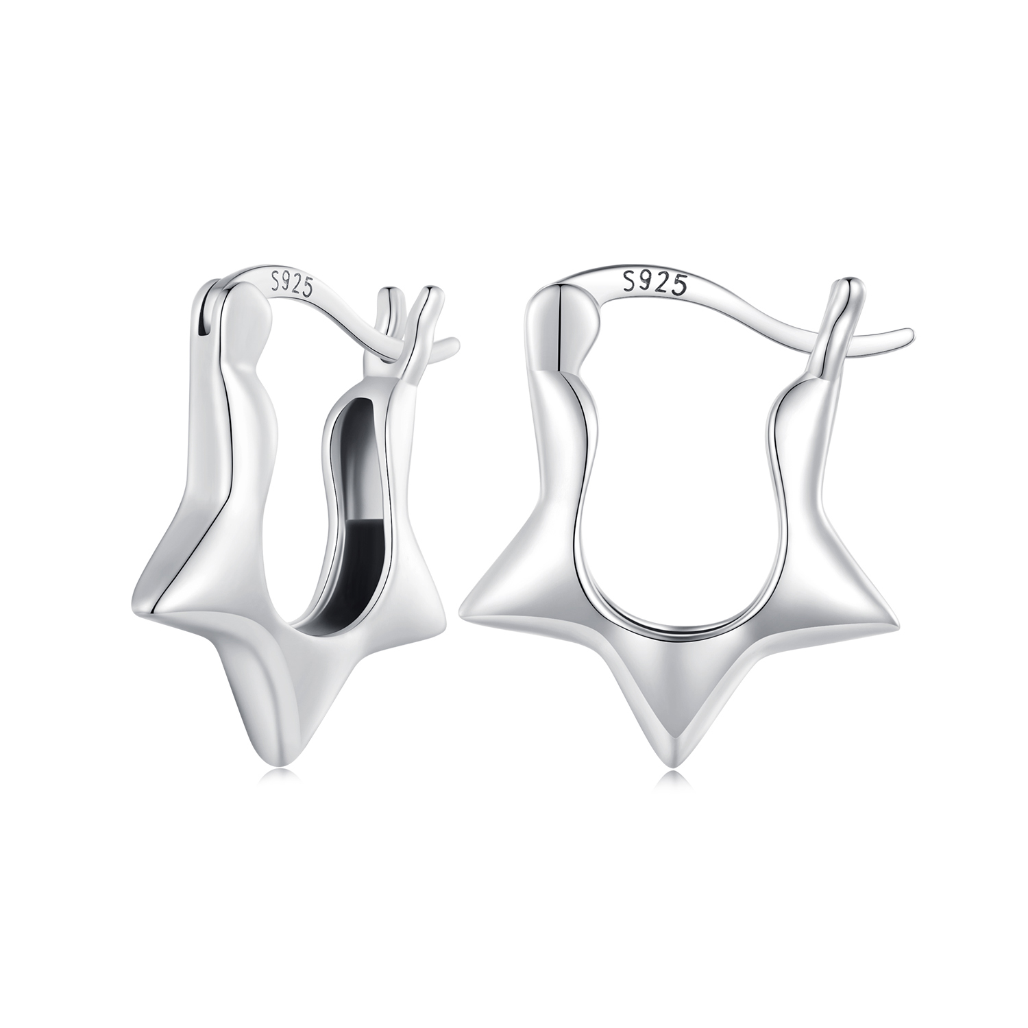 aros de estilo pandora con estrellas sce1615
