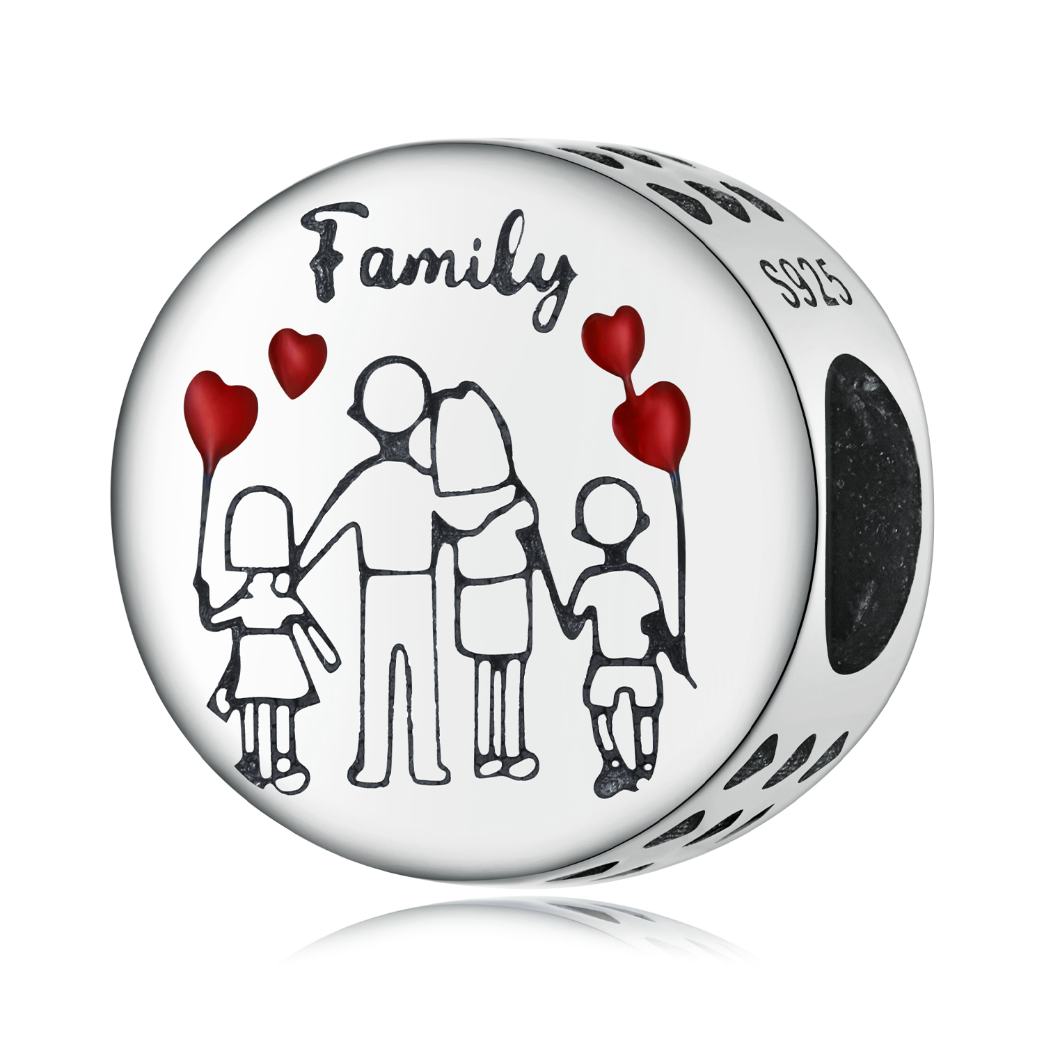 charm de estilo pandora para la familia scc2494