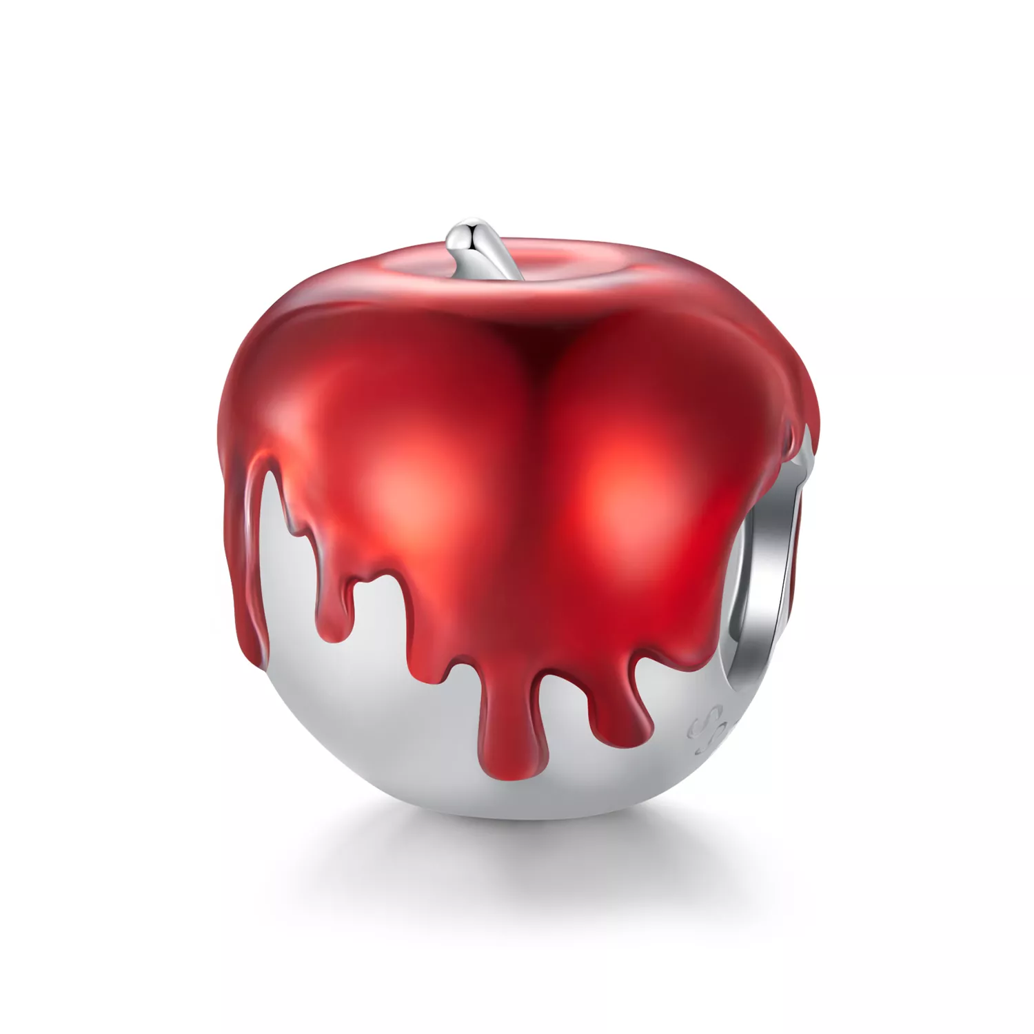 charm estilo pandora con forma de manzana scc2644