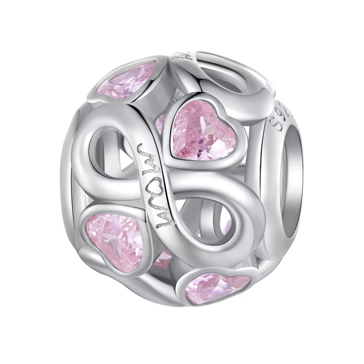 charm estilo pandora de amor maternal eterno bsc828