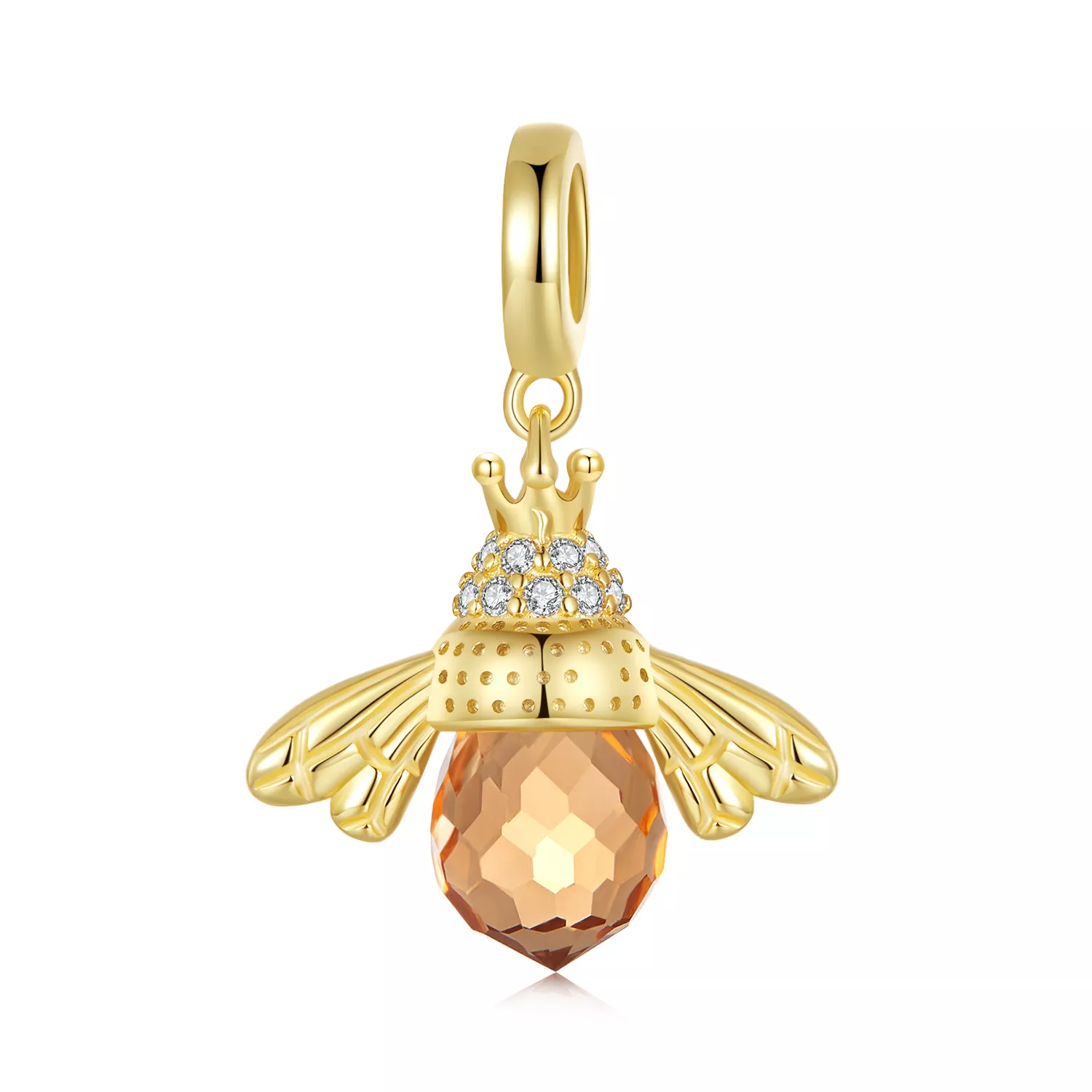colgante de abeja dorada estilo pandora scc035 b
