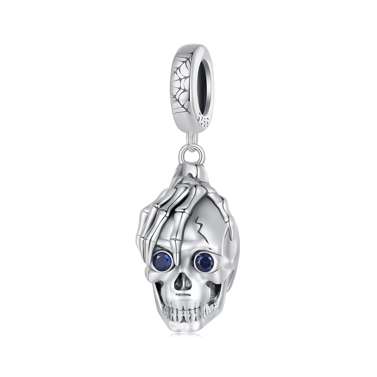 colgante de calavera estilo pandora para halloween scc2606