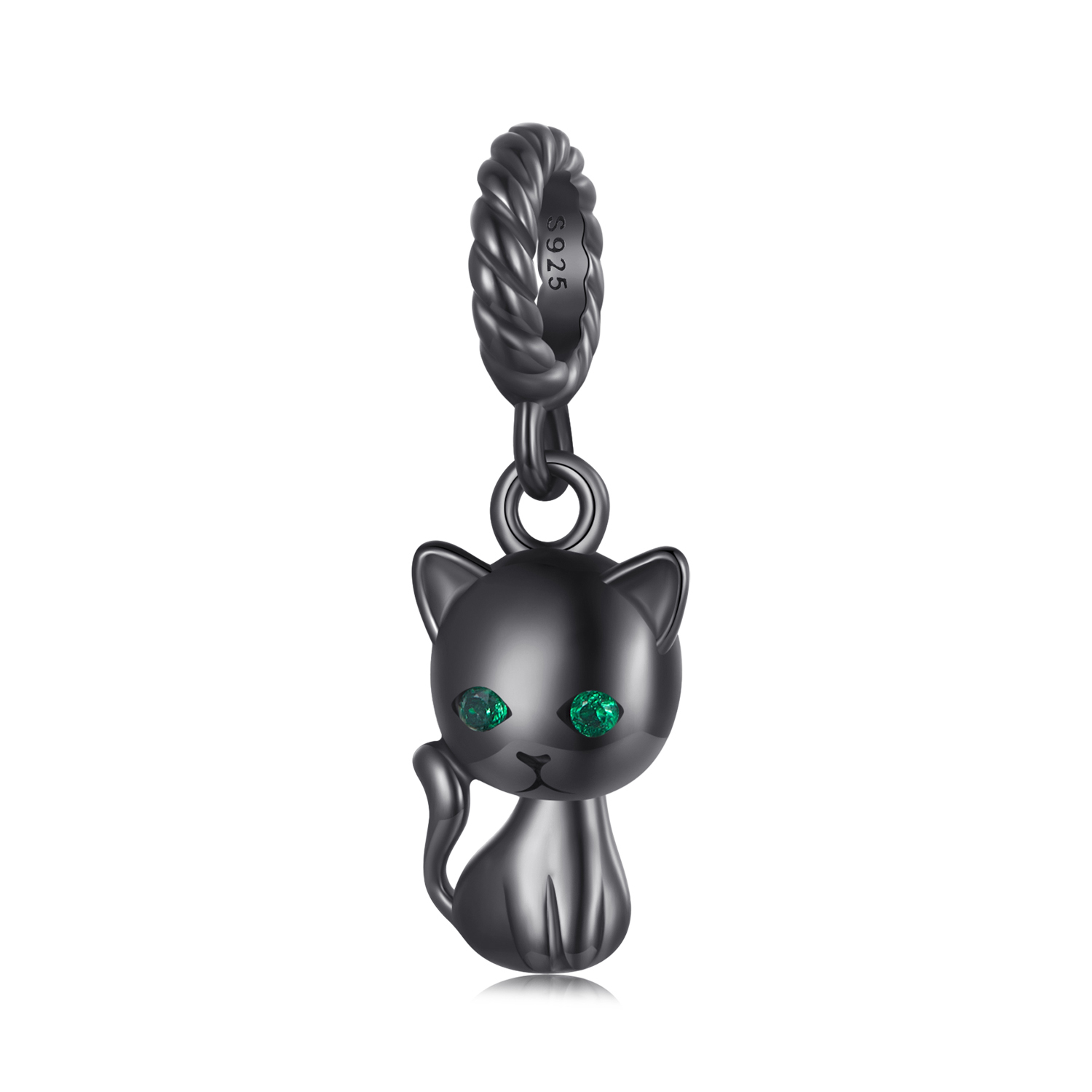 colgante de gato estilo pandora scx122 d