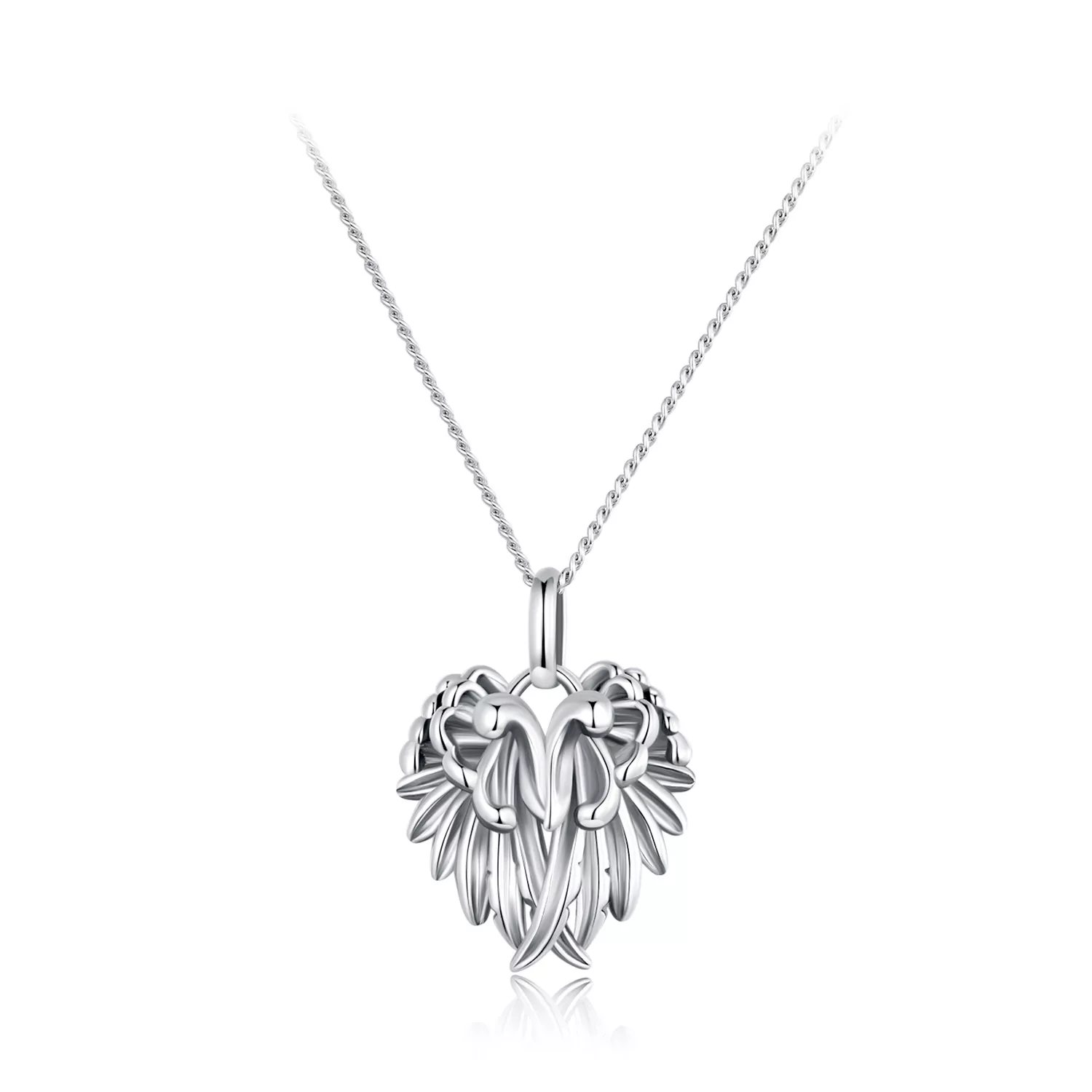 collar de estilo pandora con alas scn504
