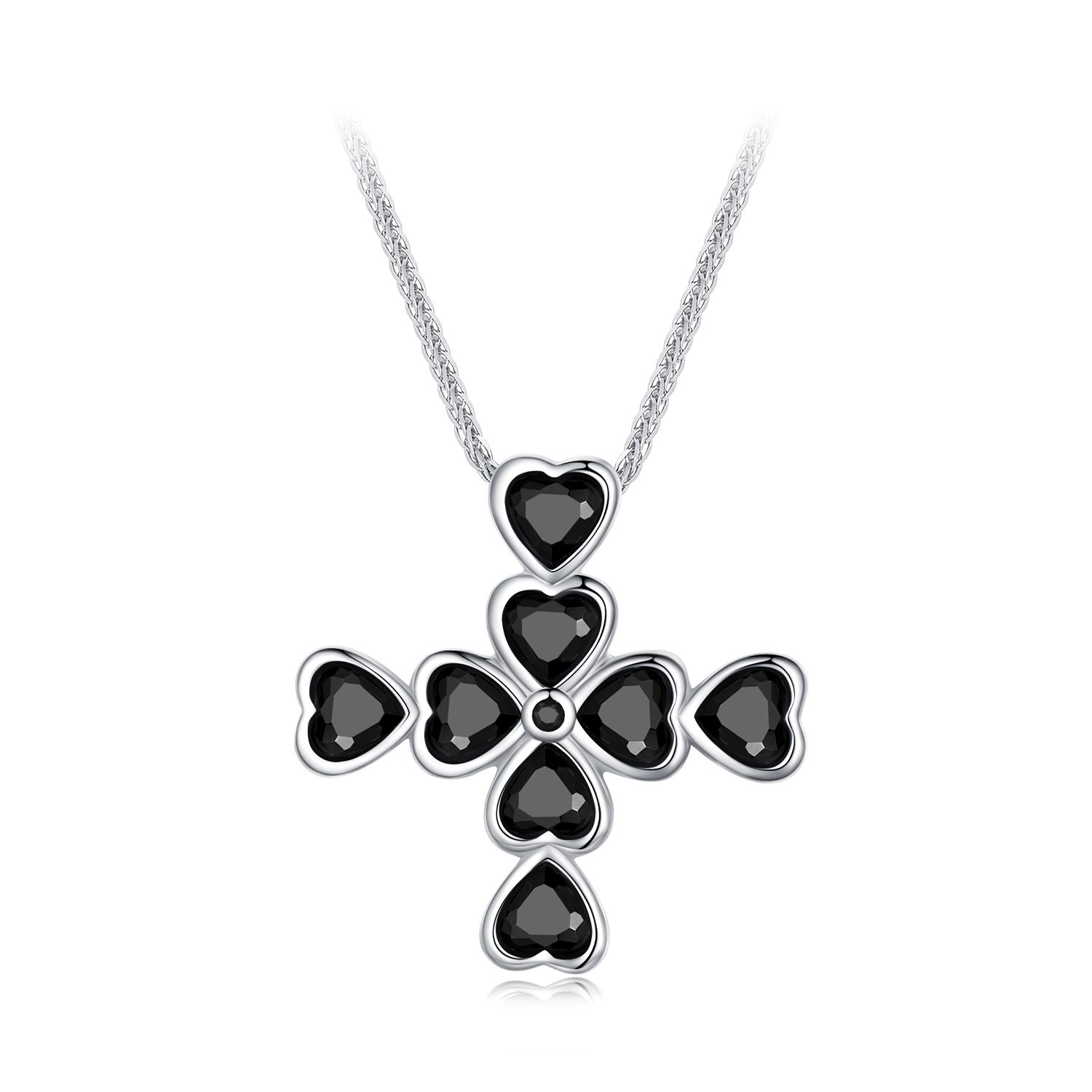 collar estilo pandora con cruz bsn335