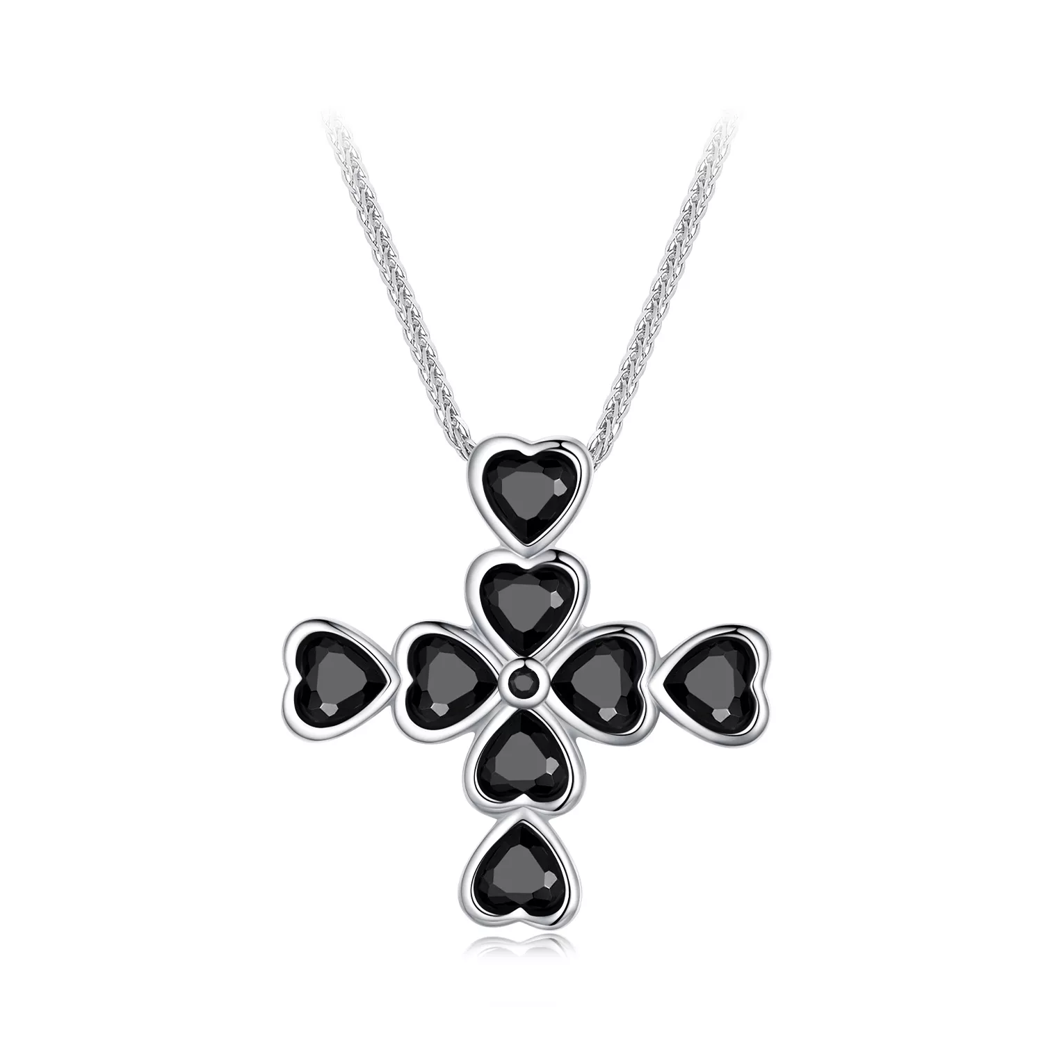 collar estilo pandora con cruz bsn335