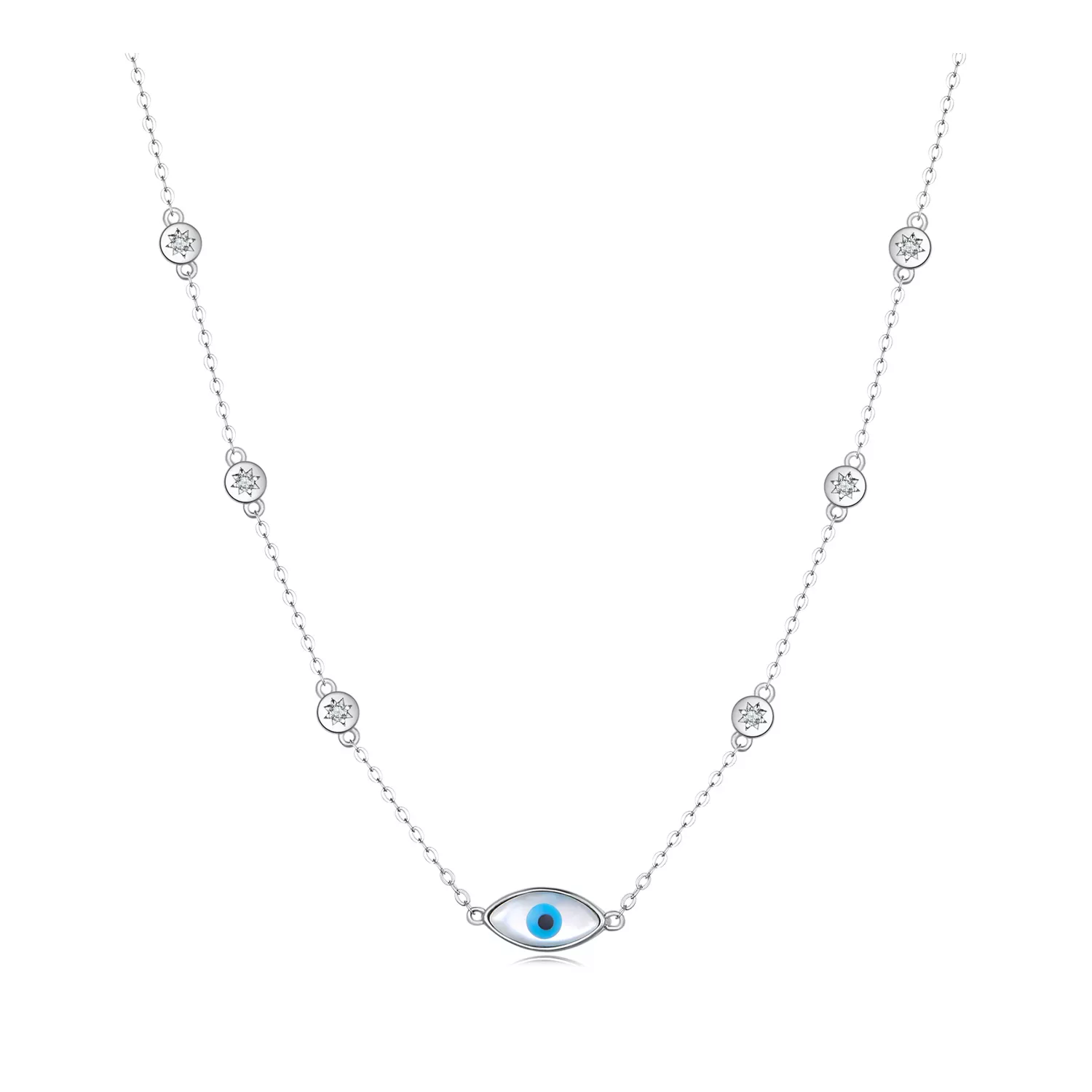 collar pandora style ojo del diablo scn505