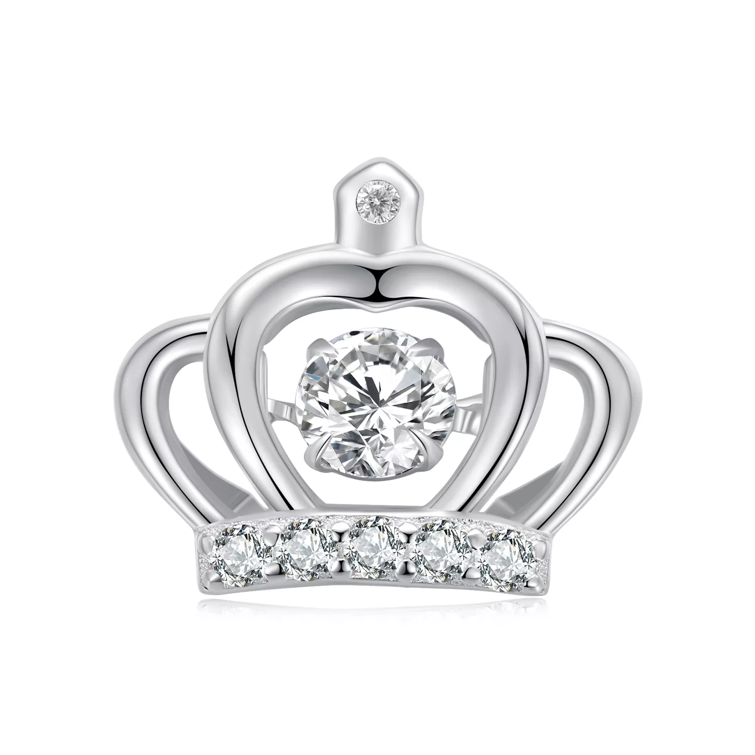 dije estilo pandora con charm de corona scc2589