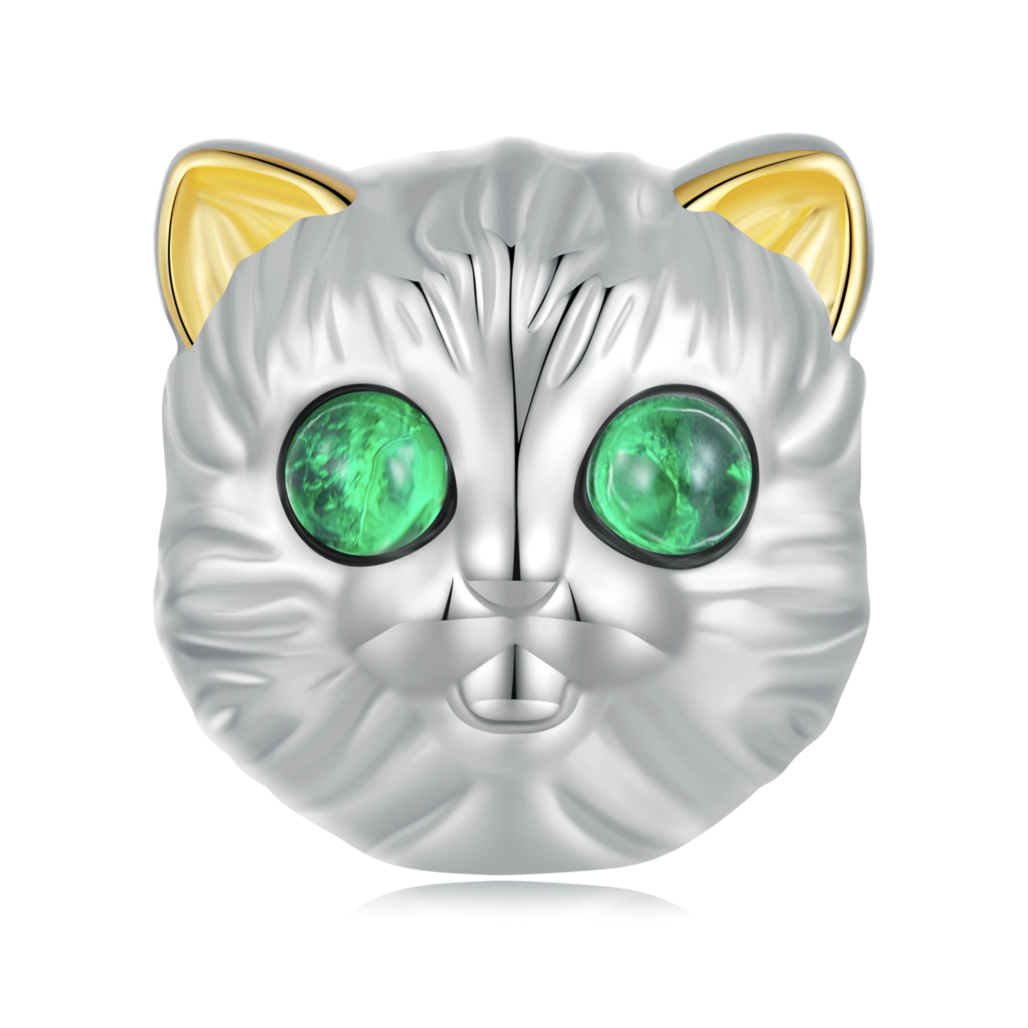 encanto de gato exquisito estilo pandora bsc834