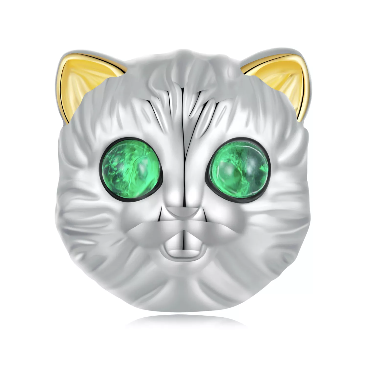 encanto de gato exquisito estilo pandora bsc834