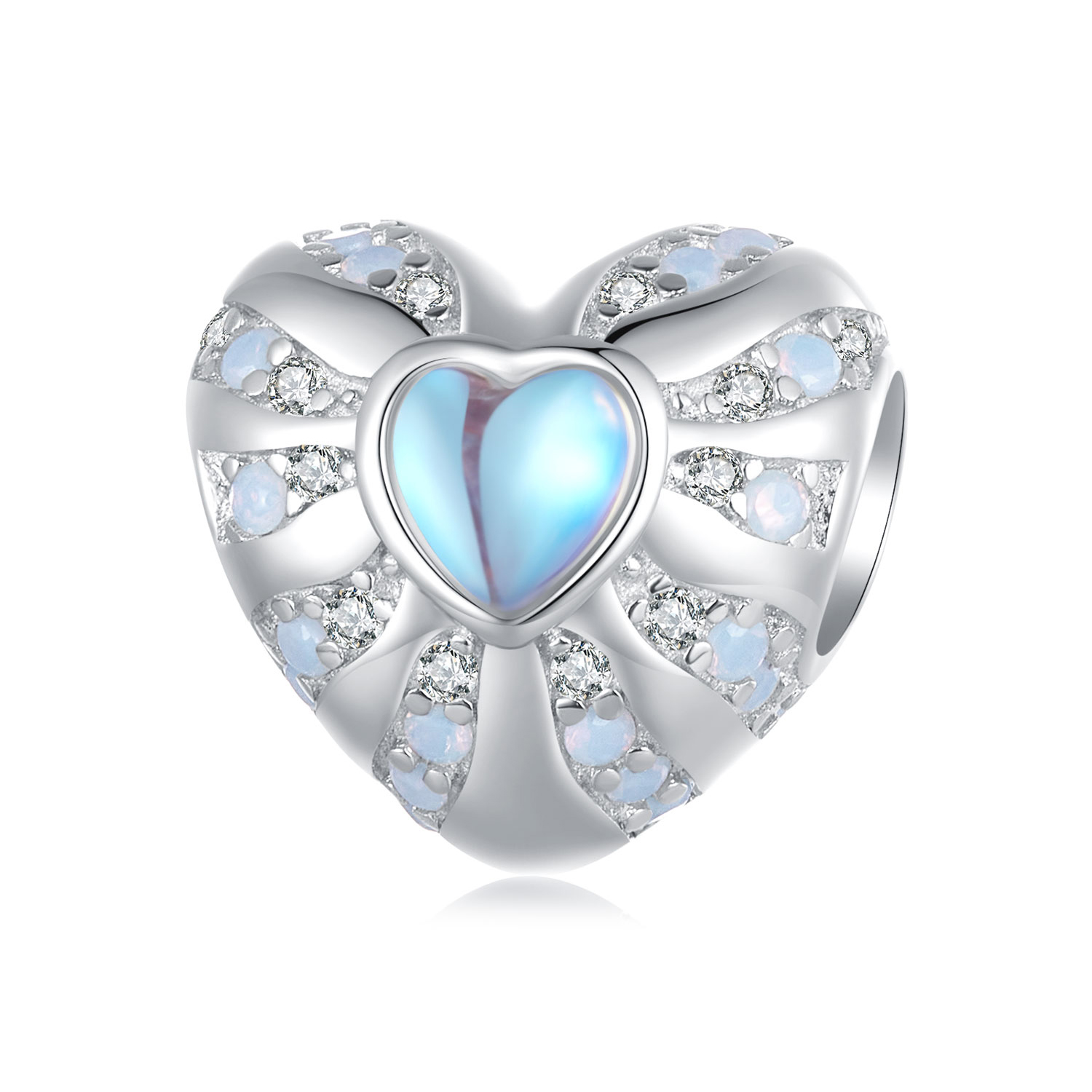 encanto estilo pandora corazón de ilusión bsc918