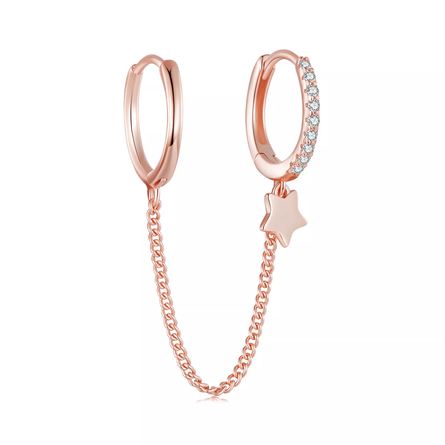 estilo pandora cadena segura astropath en oro rosa sce914 c