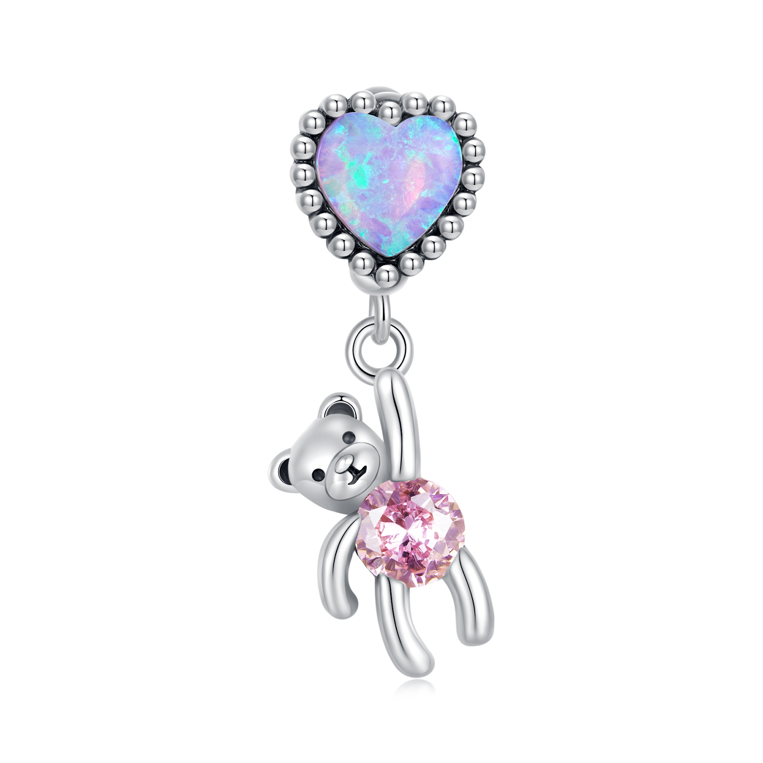 estilo pandora colgante de oso scc2591