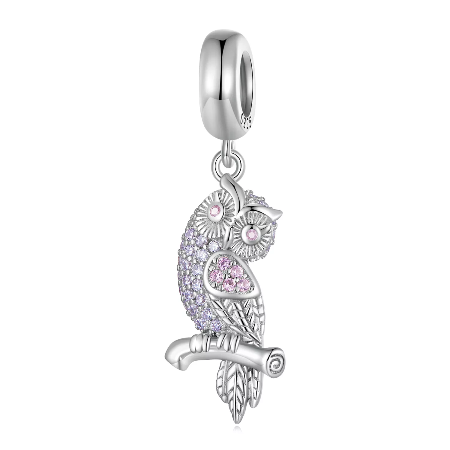 pandora estilo colgante de búho bsc832