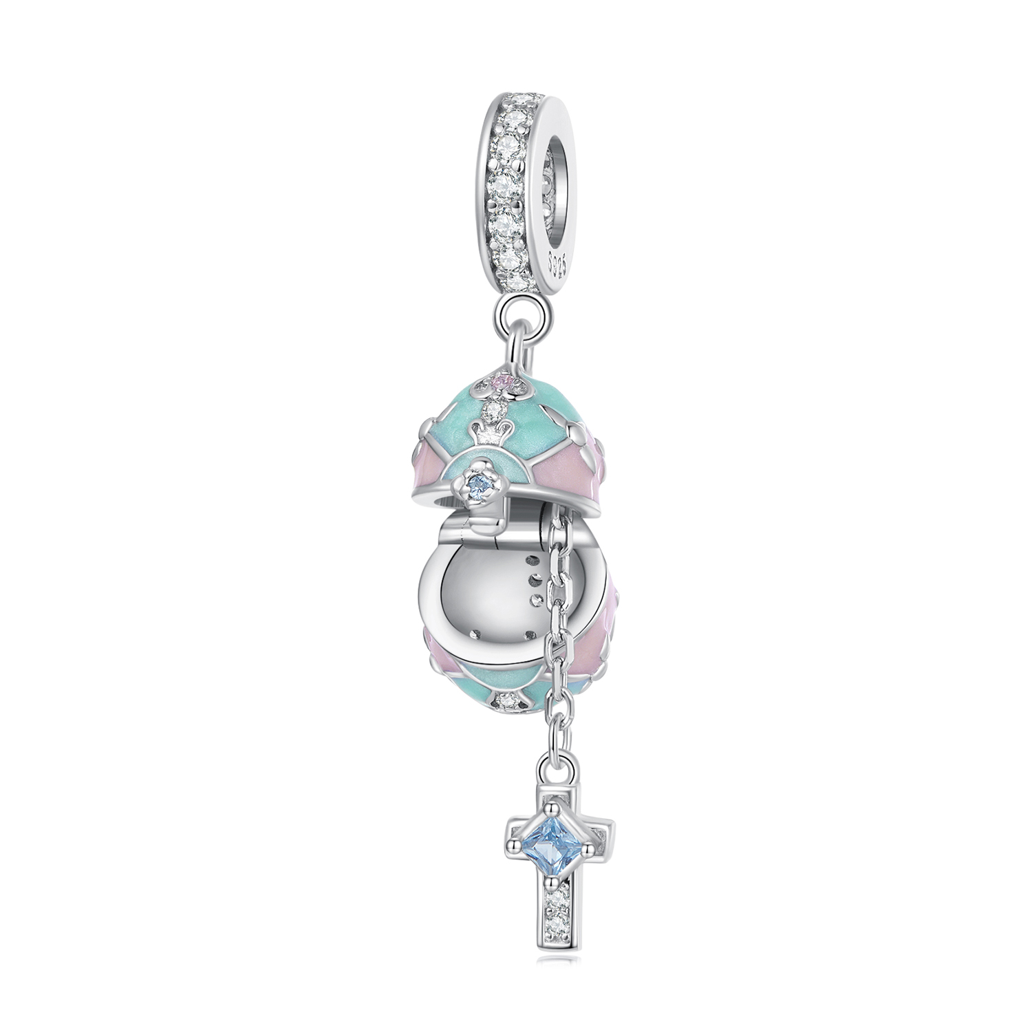 pandora estilo huevo de pascua dangling bsc779