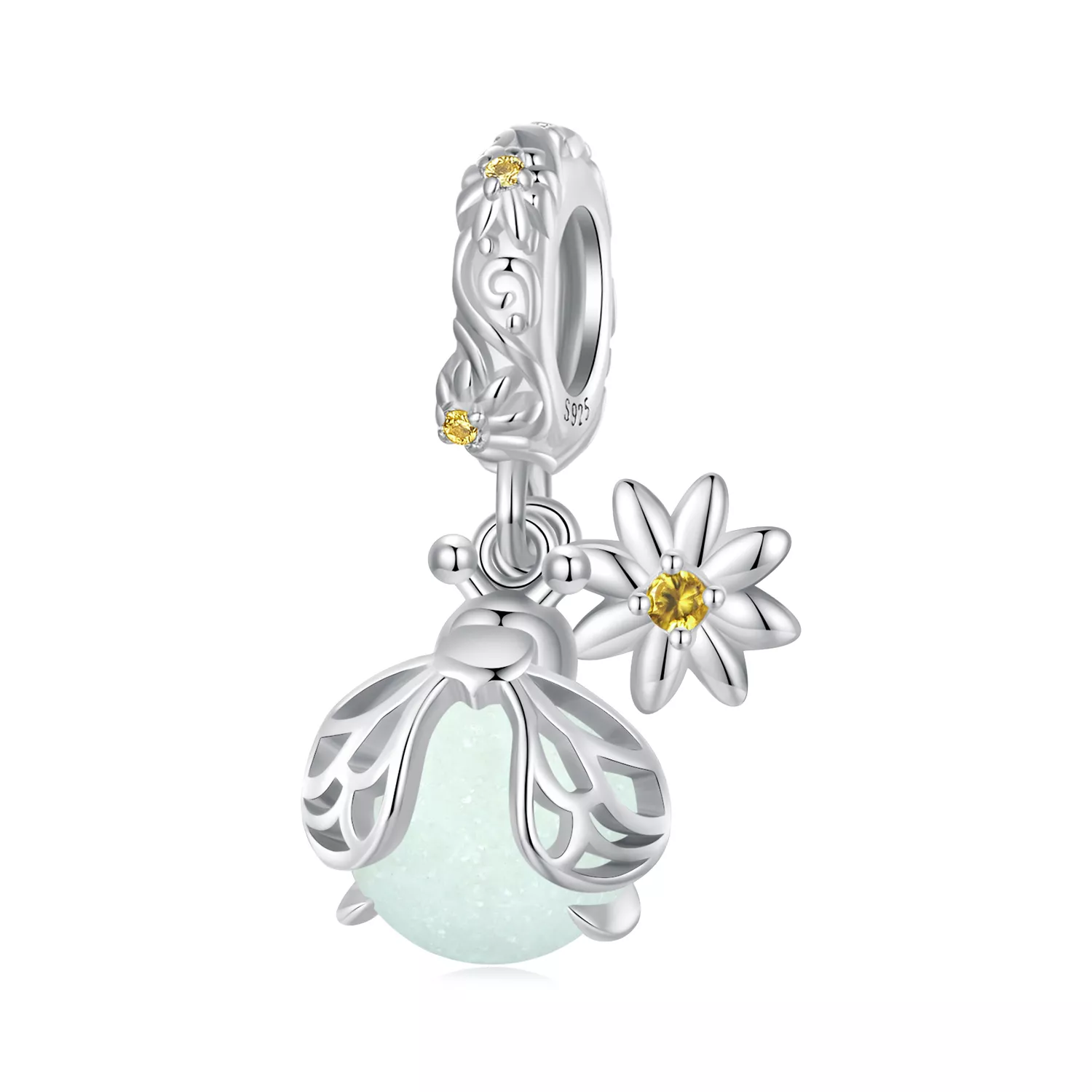 pandora estilo luciérnaga luminosa colgante scc2615