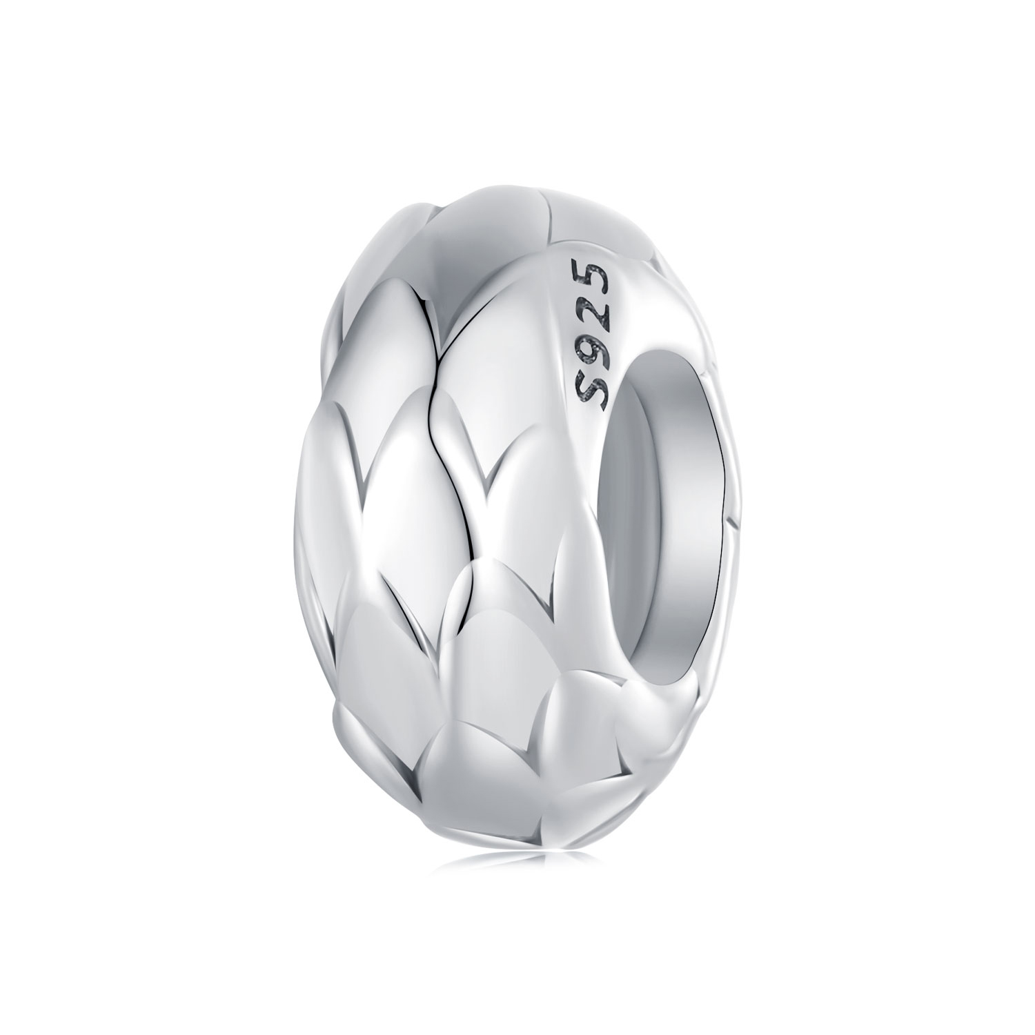 pandora estilo pluma espaciador de silicona scc2564