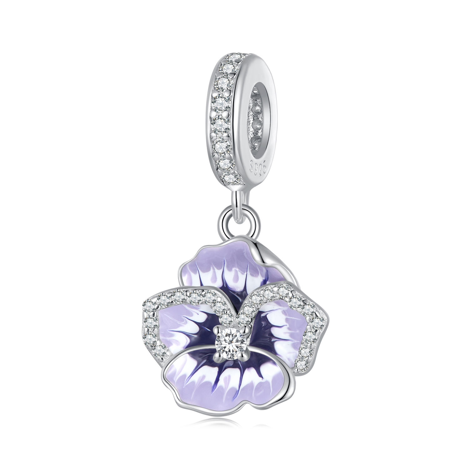 pendiente de margarita estilo pandora scc2583