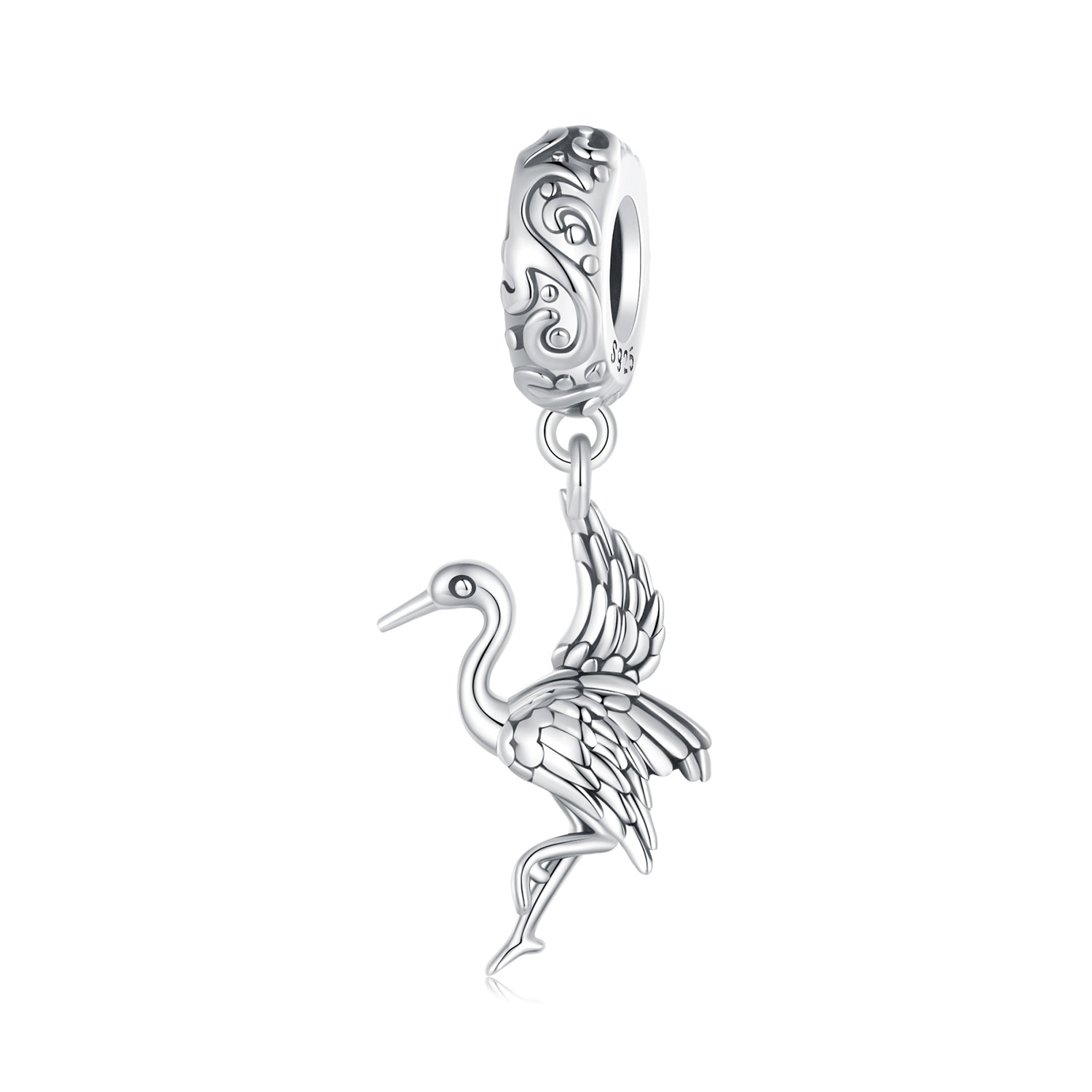 pendiente estilo pandora con grúa colgante scc2634