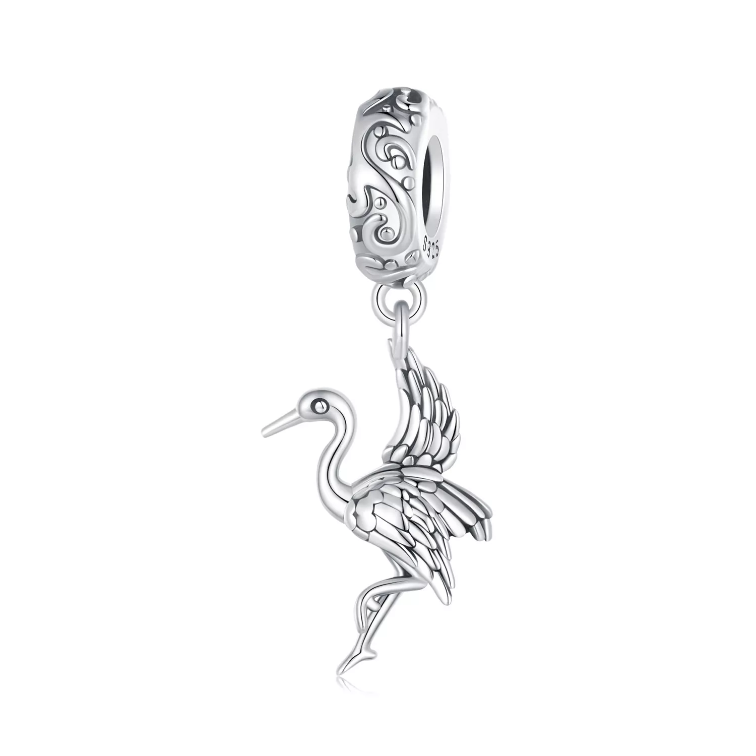 pendiente estilo pandora con grúa colgante scc2634