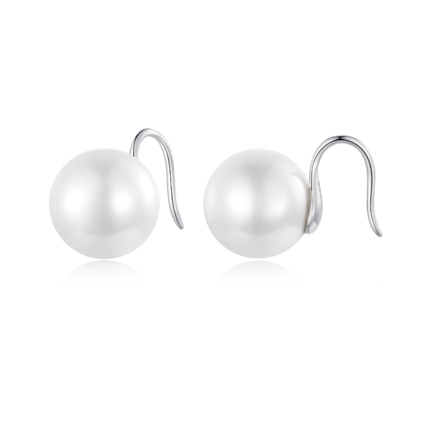 pendientes de perlas estilo pandora bse857