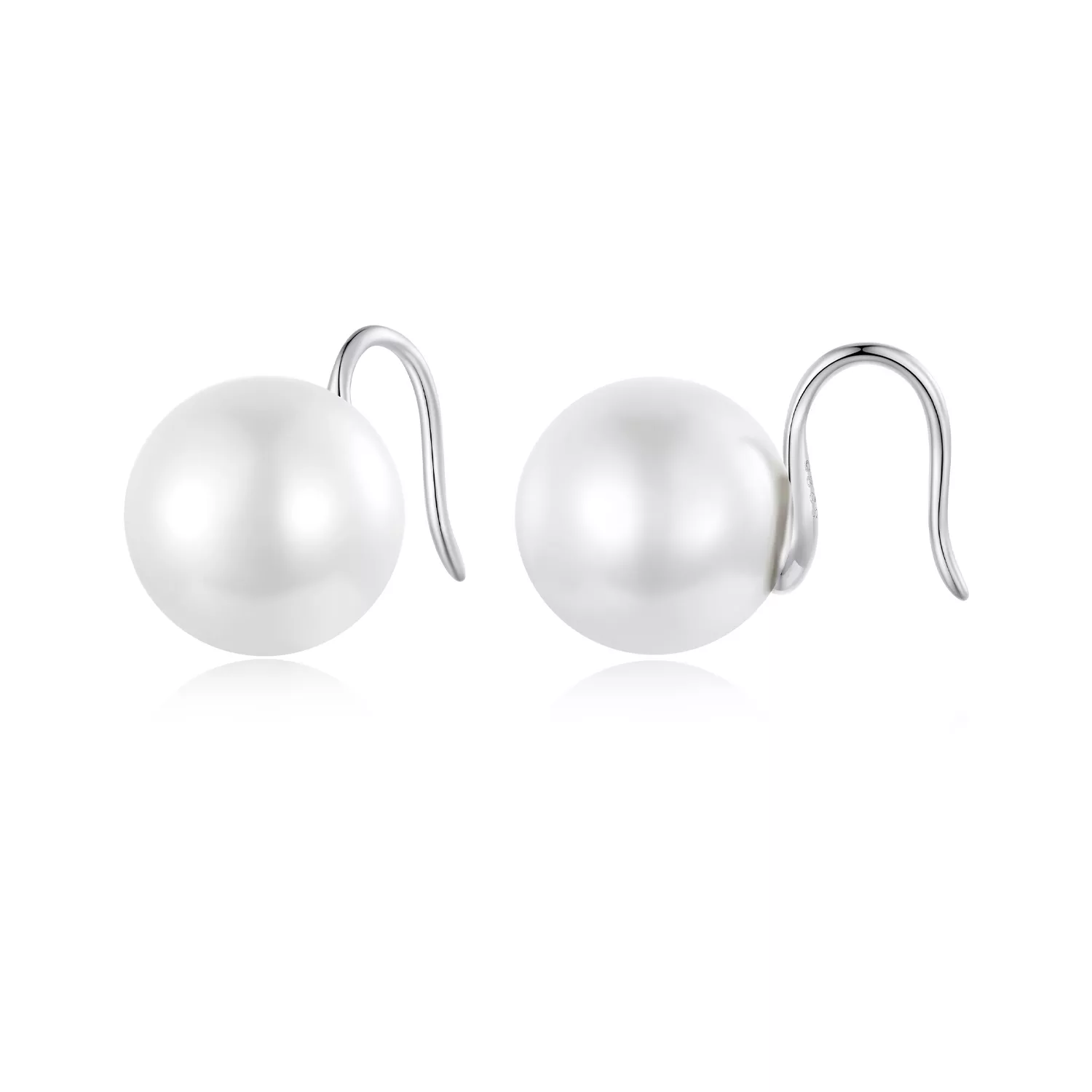 pendientes de perlas estilo pandora bse857