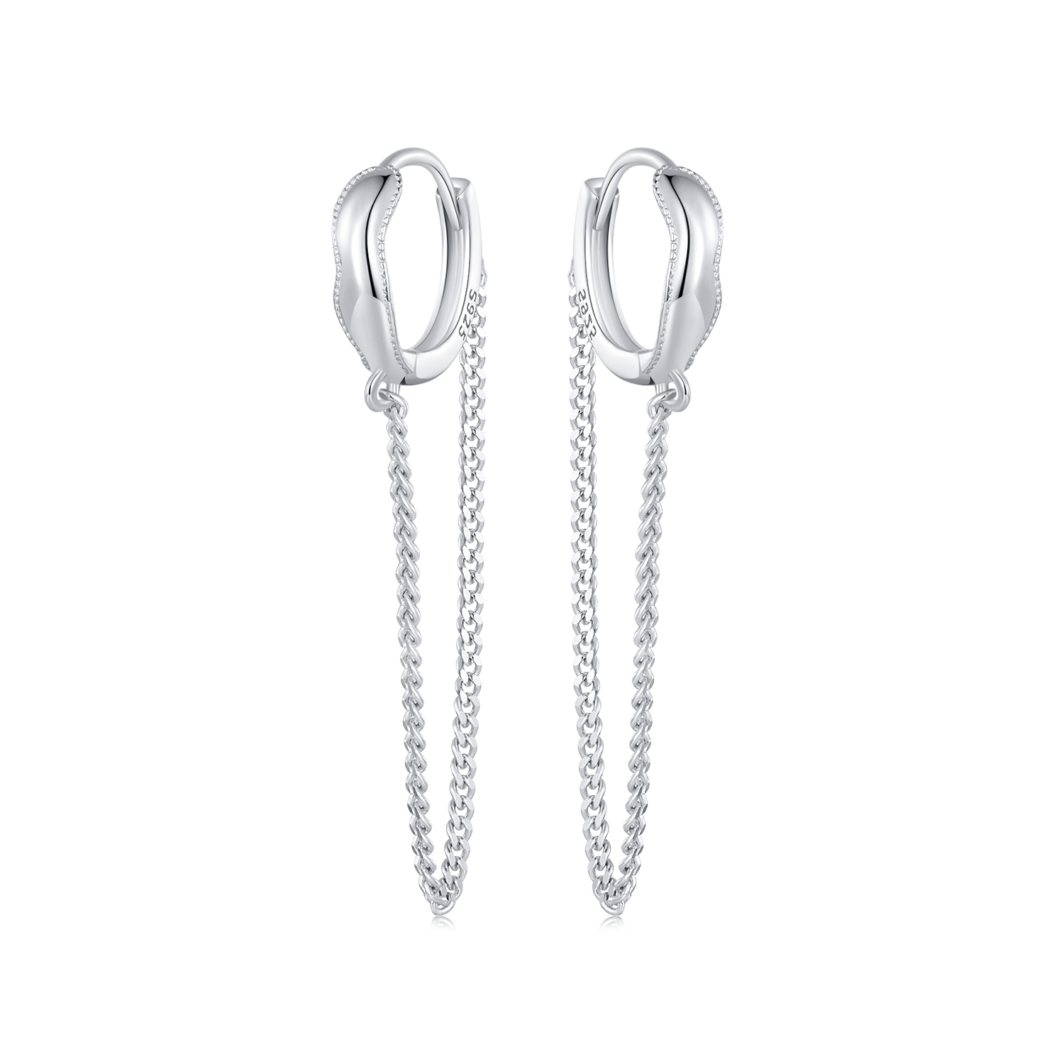 pendientes estilo pandora con borlas bse897