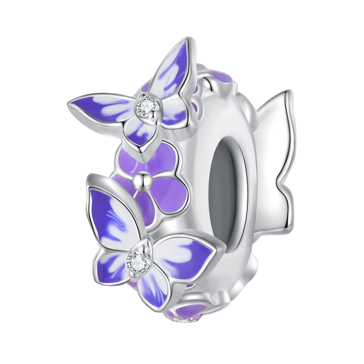 spacer de mariposa estilo pandora scc2462