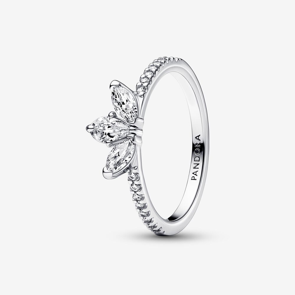 anillo pandora con racimo de herbario brillante 192392c01