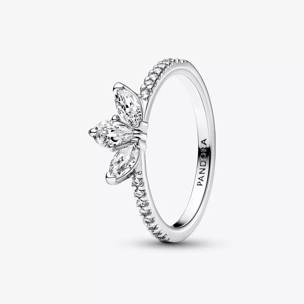 anillo pandora con racimo de herbario brillante 192392c01