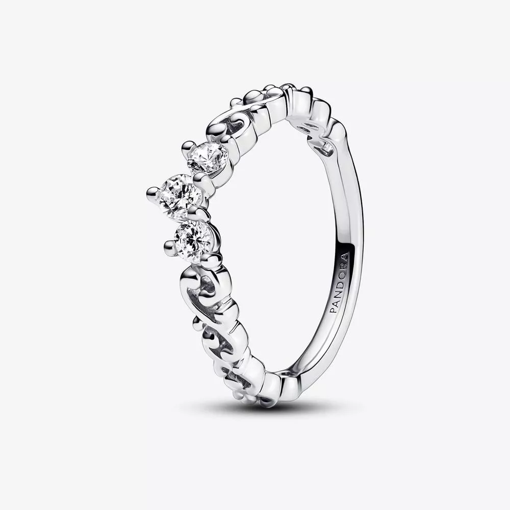 anillo tiara con espiral real de pandora 192232c01