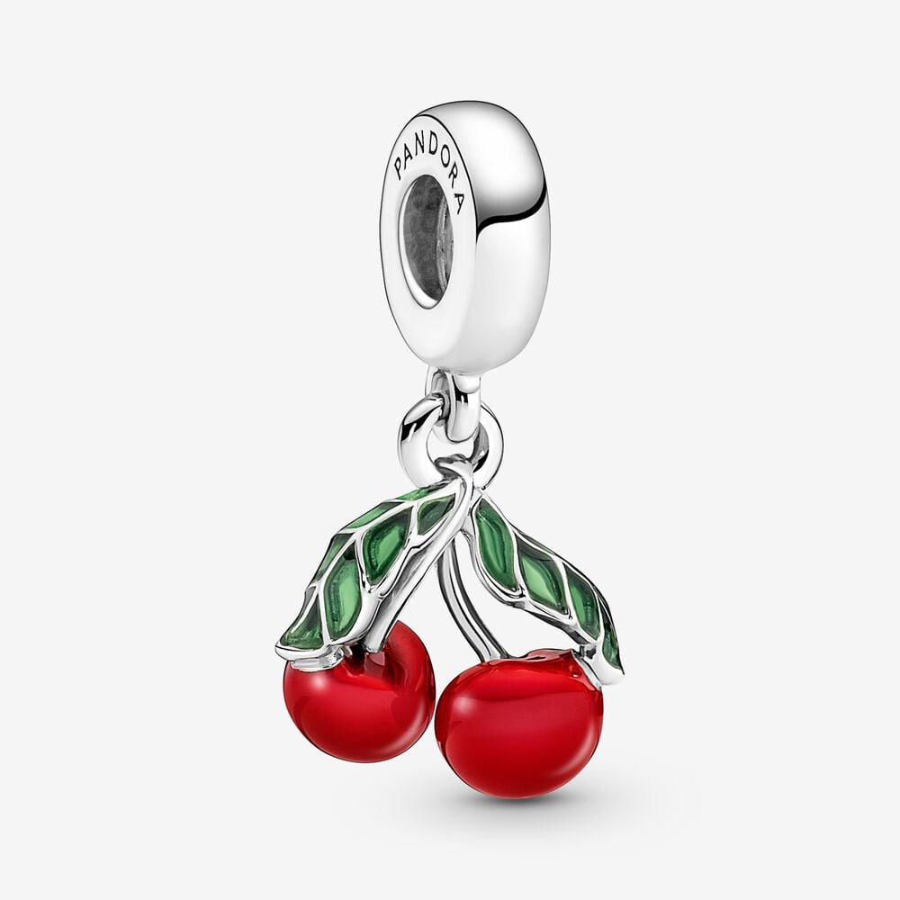 charm colgante de cereza asimétrico de pandora 791583c01