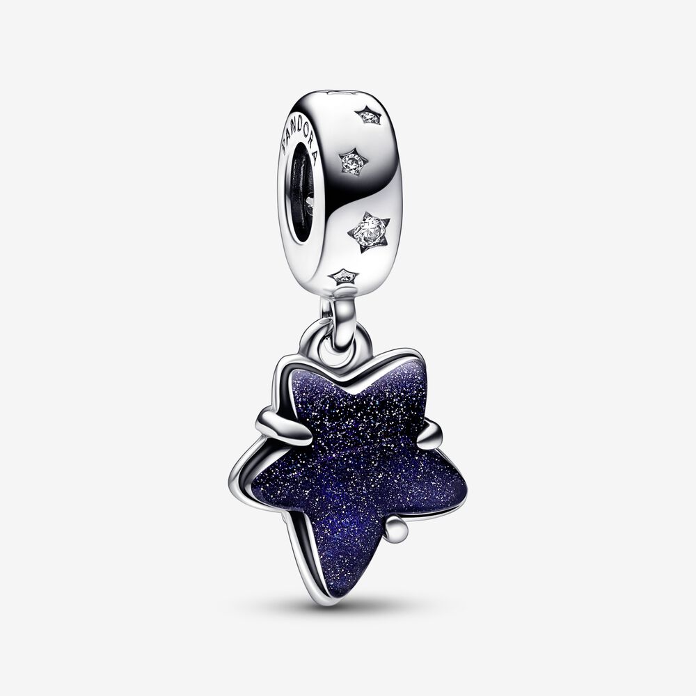 charm colgante de murano con estrella de galaxia celestial de pandora 792368c01