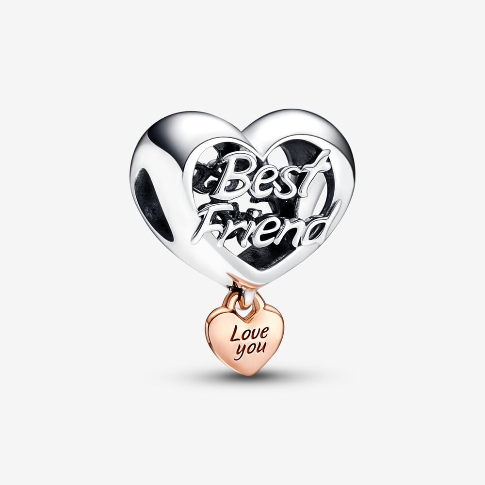 charm de corazón con la frase te amo mejor amiga de pandora 782243c00