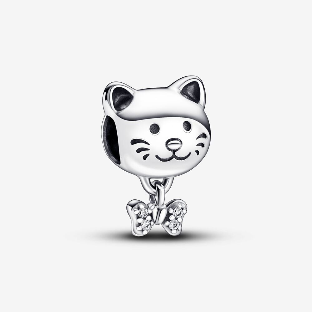 charm de gato y lazo de pandora 792255c01