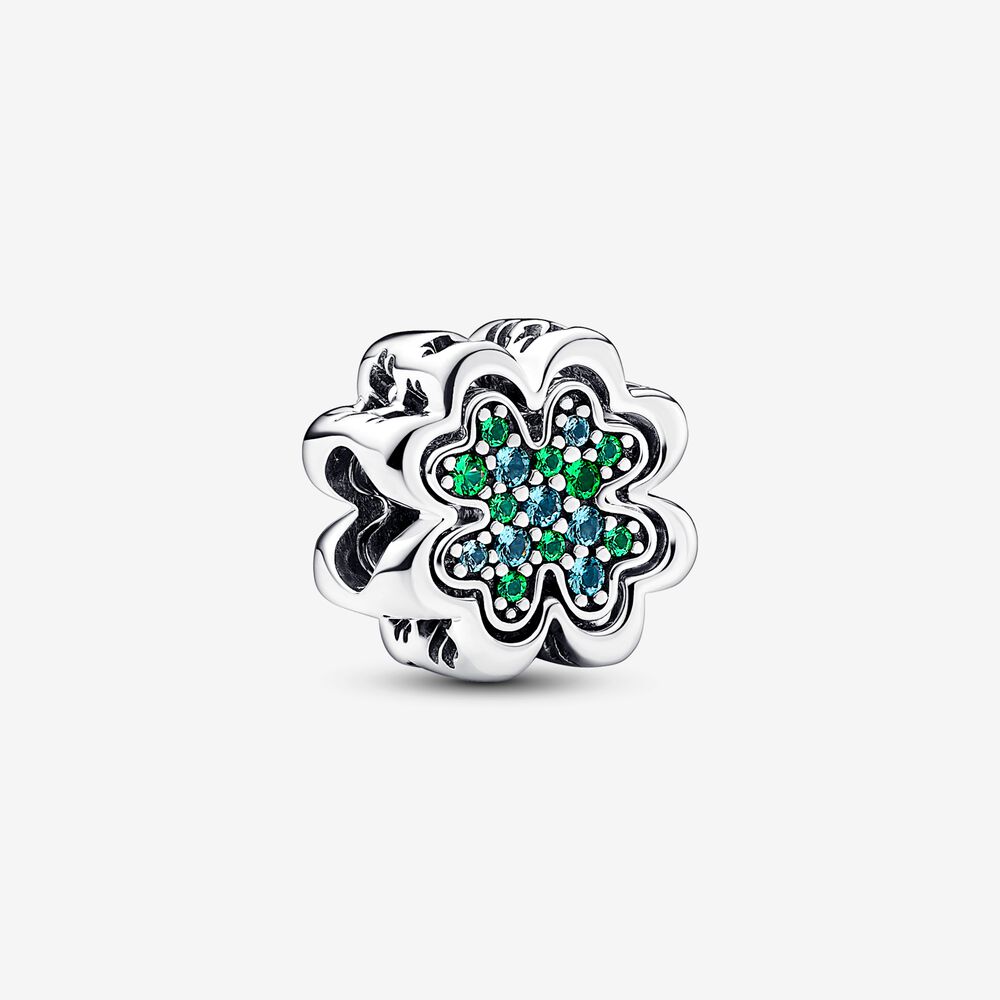 charm de trébol de cuatro hojas divisible de pandora 792752c01