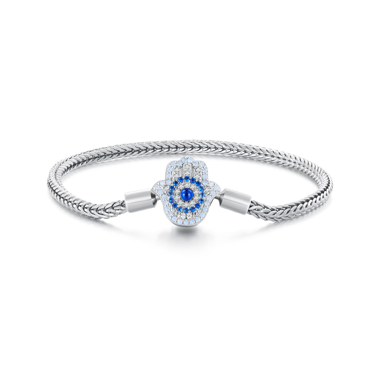cadena básica de la diosa guardiana fátima estilo pandora bsb159